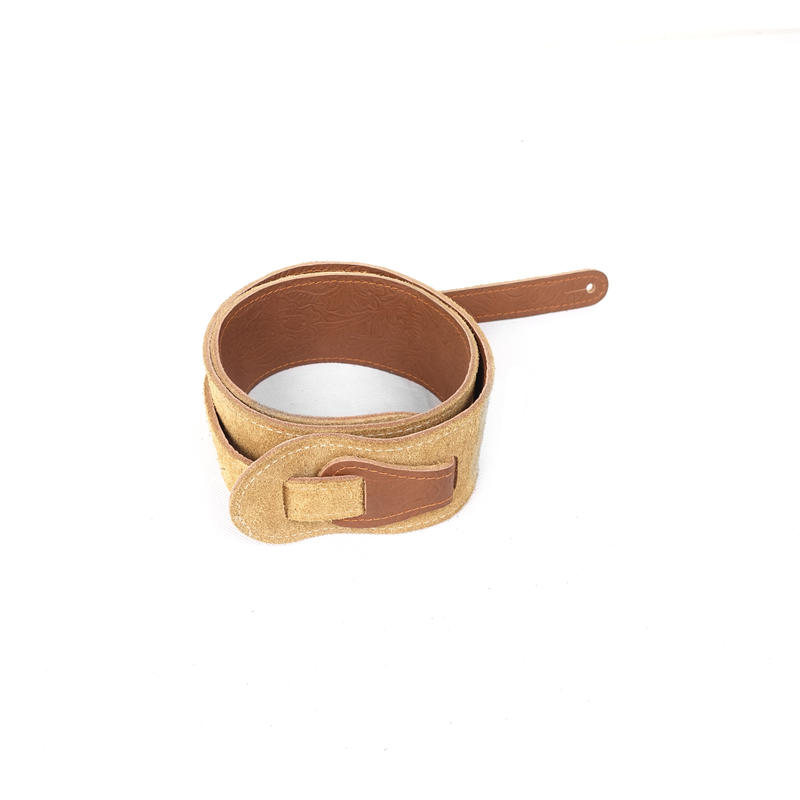 美國 LM Product LS-2504T-BR 棕色壓花 皮革 背帶 吉他 電吉他 第 4 張圖片｜三峽吉他 / Bass