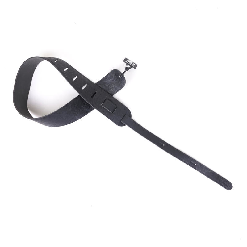 美國 LM Product LS-2504T-BK 黑色 壓花皮革 電吉他背帶