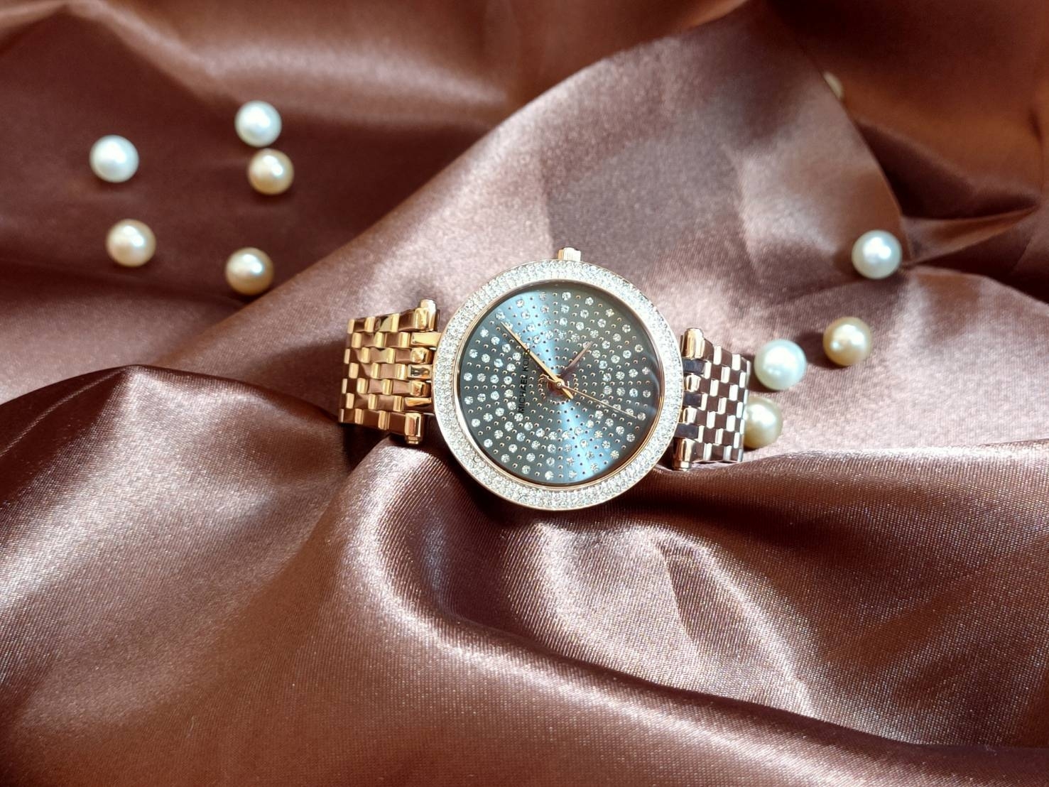 【MICHAEL KORS】 璀燦星空晶鑽女錶 MK4408 36mm 現代鐘錶