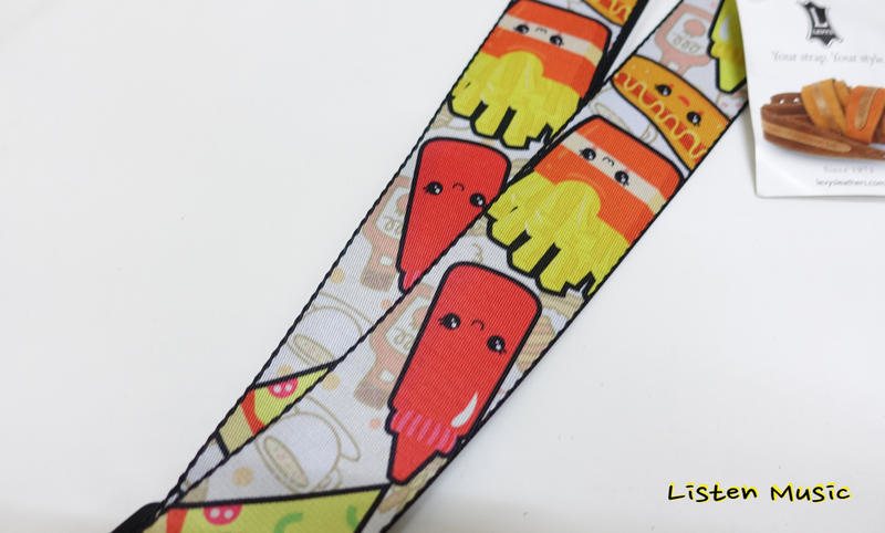 加拿大進口 LEVYS MPS2-131 木吉他 電吉他 貝斯 漢堡薯條 背帶 第 3 張圖片｜三峽吉他 / Bass