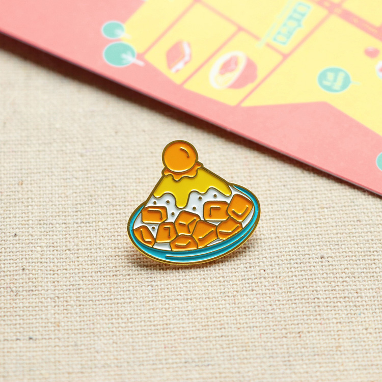 《PIN地圖・永康街》徽章與明信片組・芒果冰