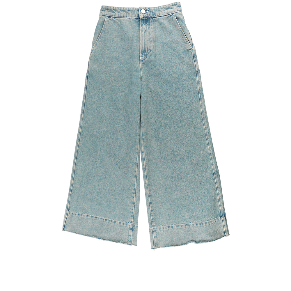 【LOEWE】LOEWE 寬版牛仔褲 36