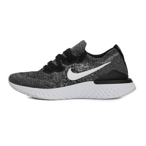 nike epic react flyknit black and grey