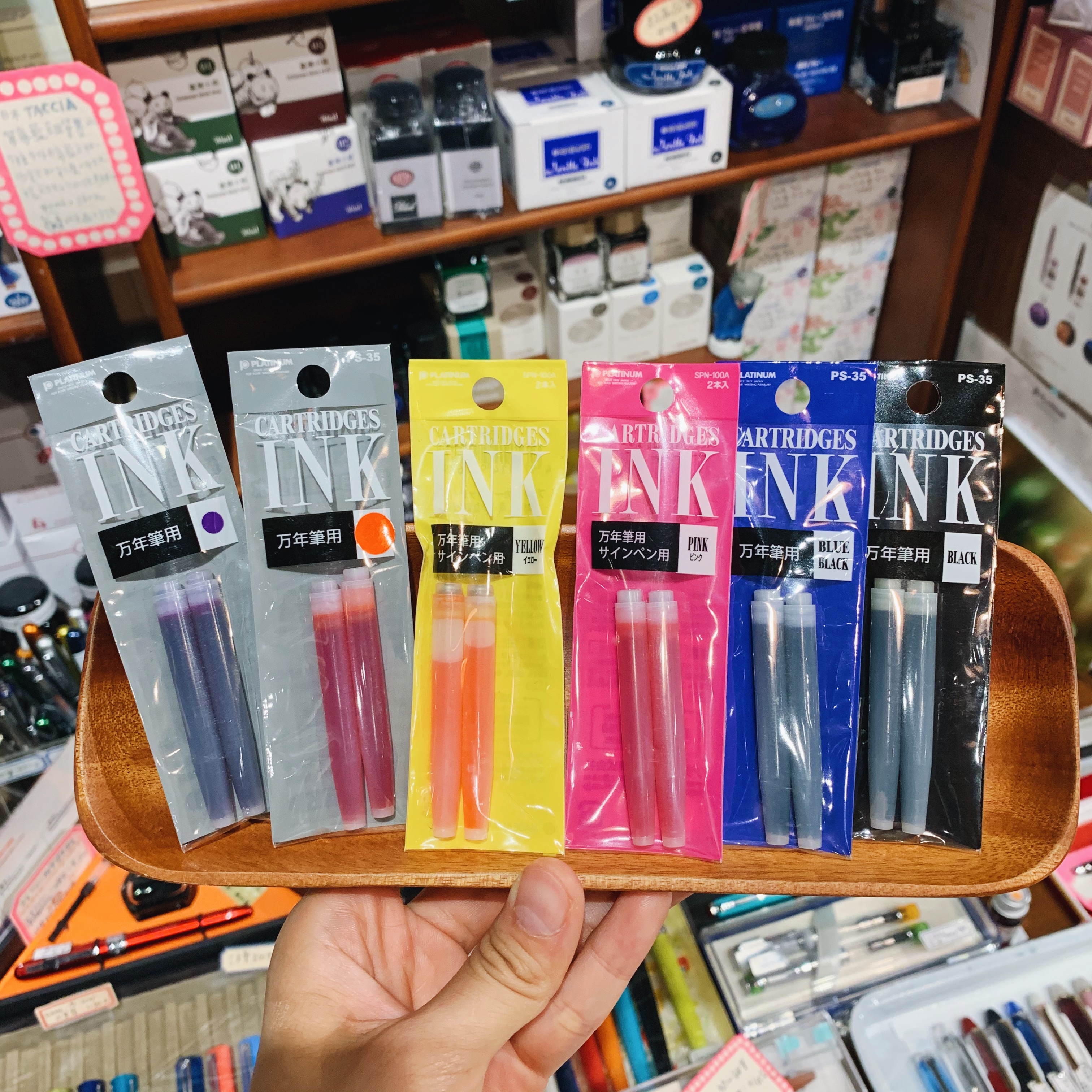 日本白金 原廠卡式墨水（2入）