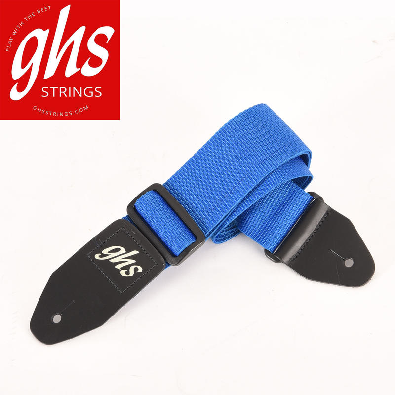 GHS GTR尼龍 藍色吉他背帶 GHOP-A8BL