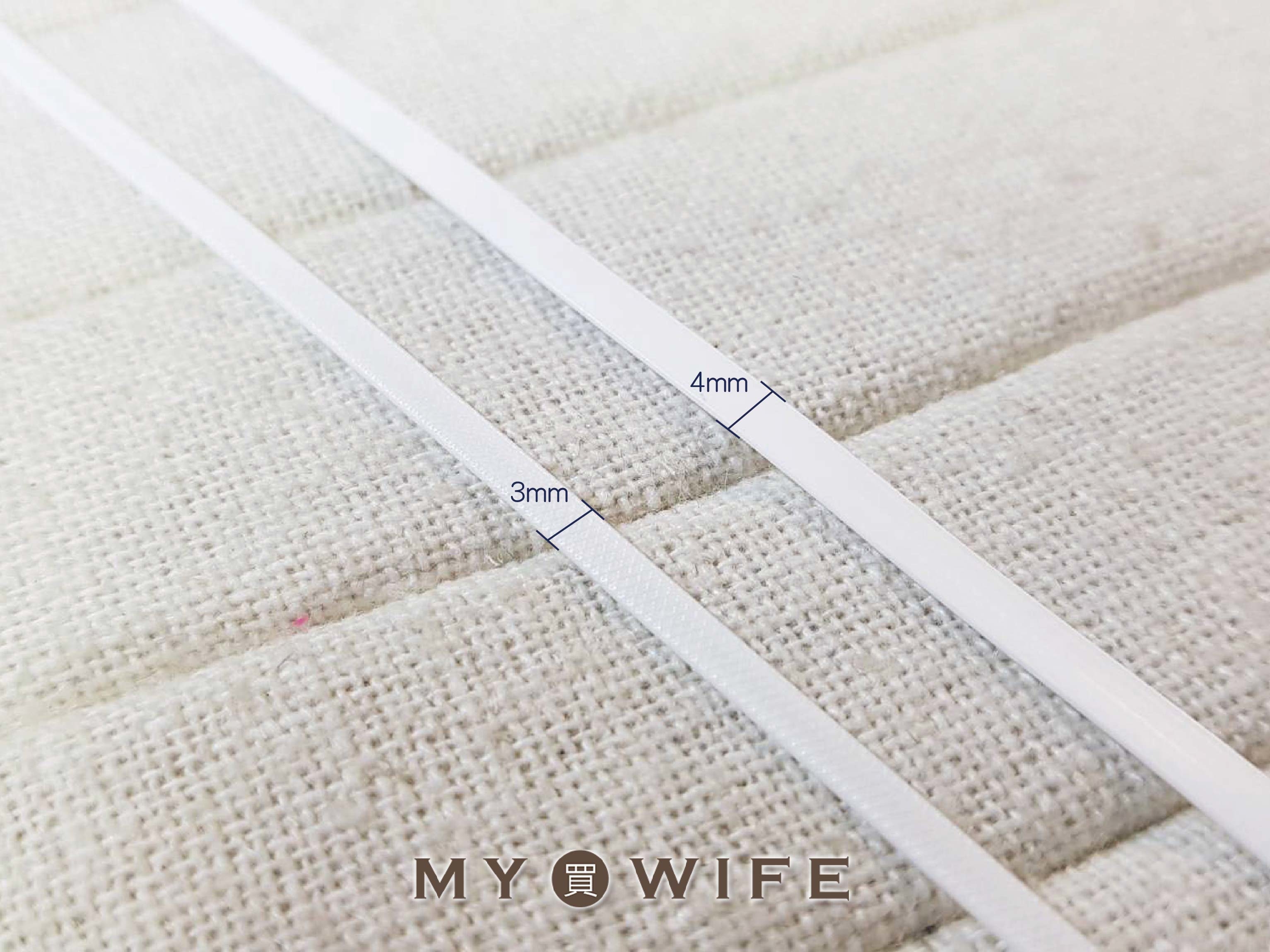 3mm/4mm塑型條(整捲)_口罩壓條/造型塑形/壓鼻條【PA558/PA399】