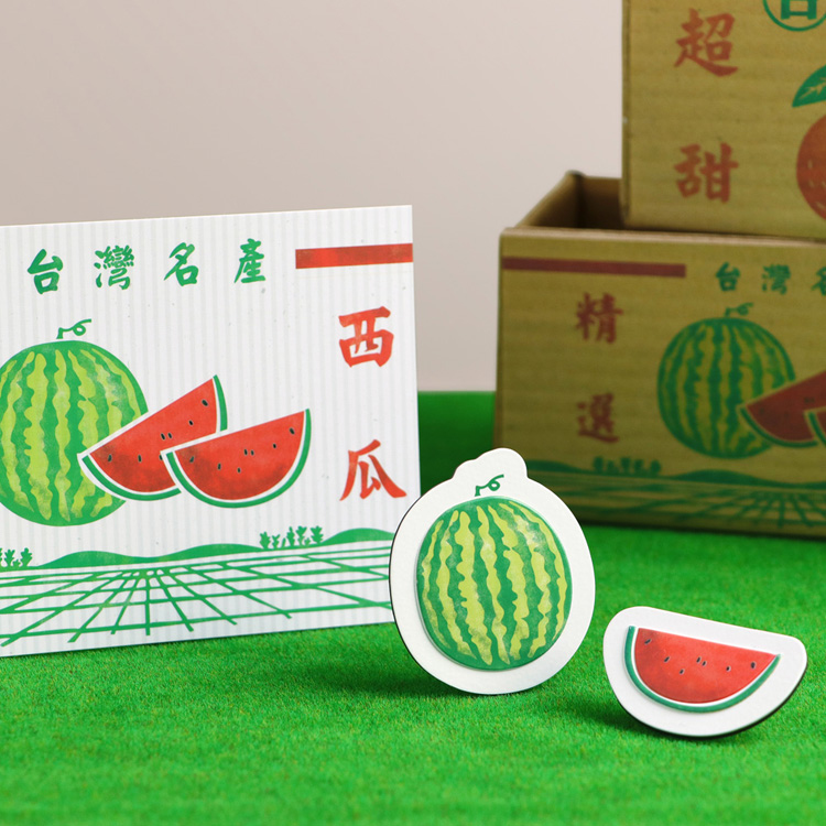 台灣水果磁鐵・西瓜