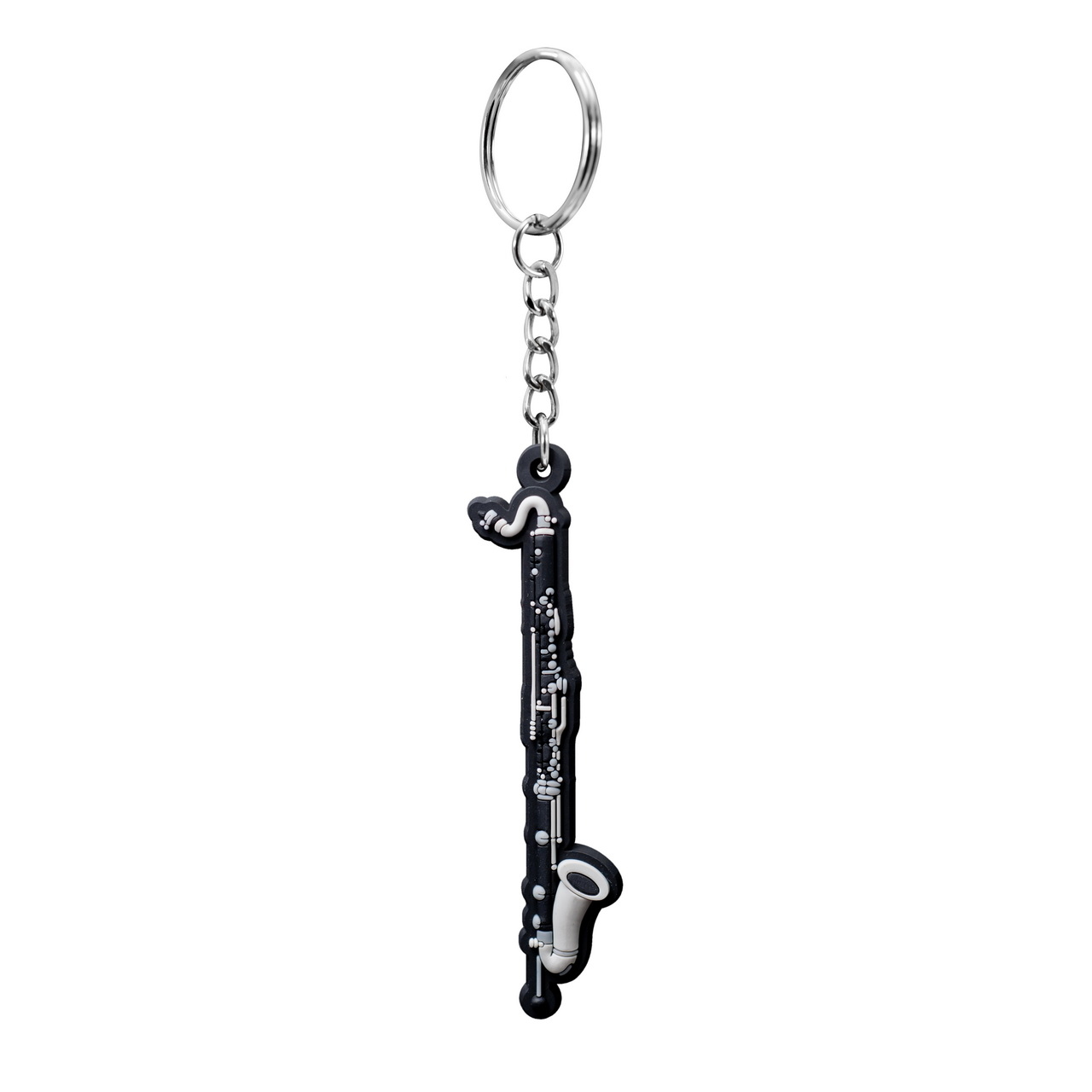 Bass 2D Music Key Chain