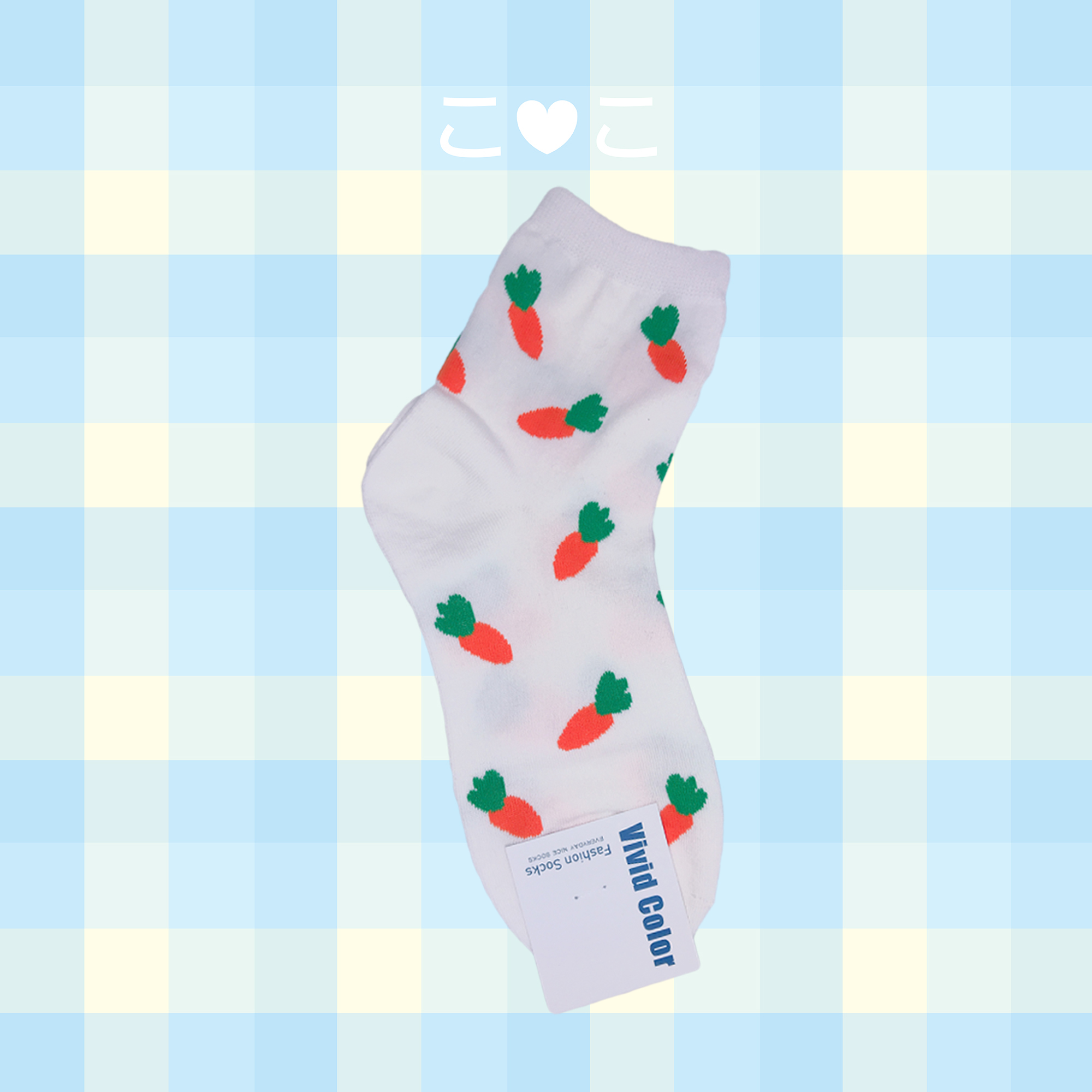 正韓食物滿版造型襪子
