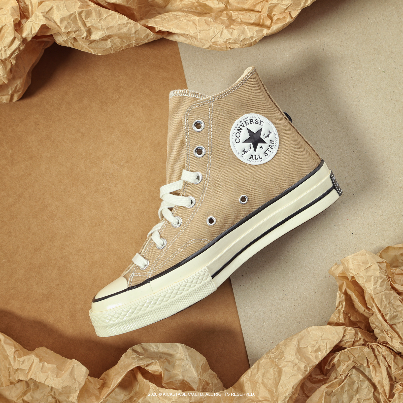 <特價，不退換> CONVERSE ALL STAR 1970 Nomad Khaki 奶茶 1970S 低筒【168505C】高筒【168504C】25SALE