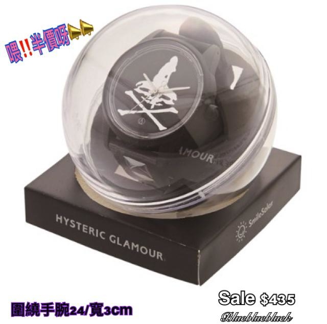 JP Q＆Q × HYSTERIC WOMAN ON SKULL SMILE SOLAR手錶