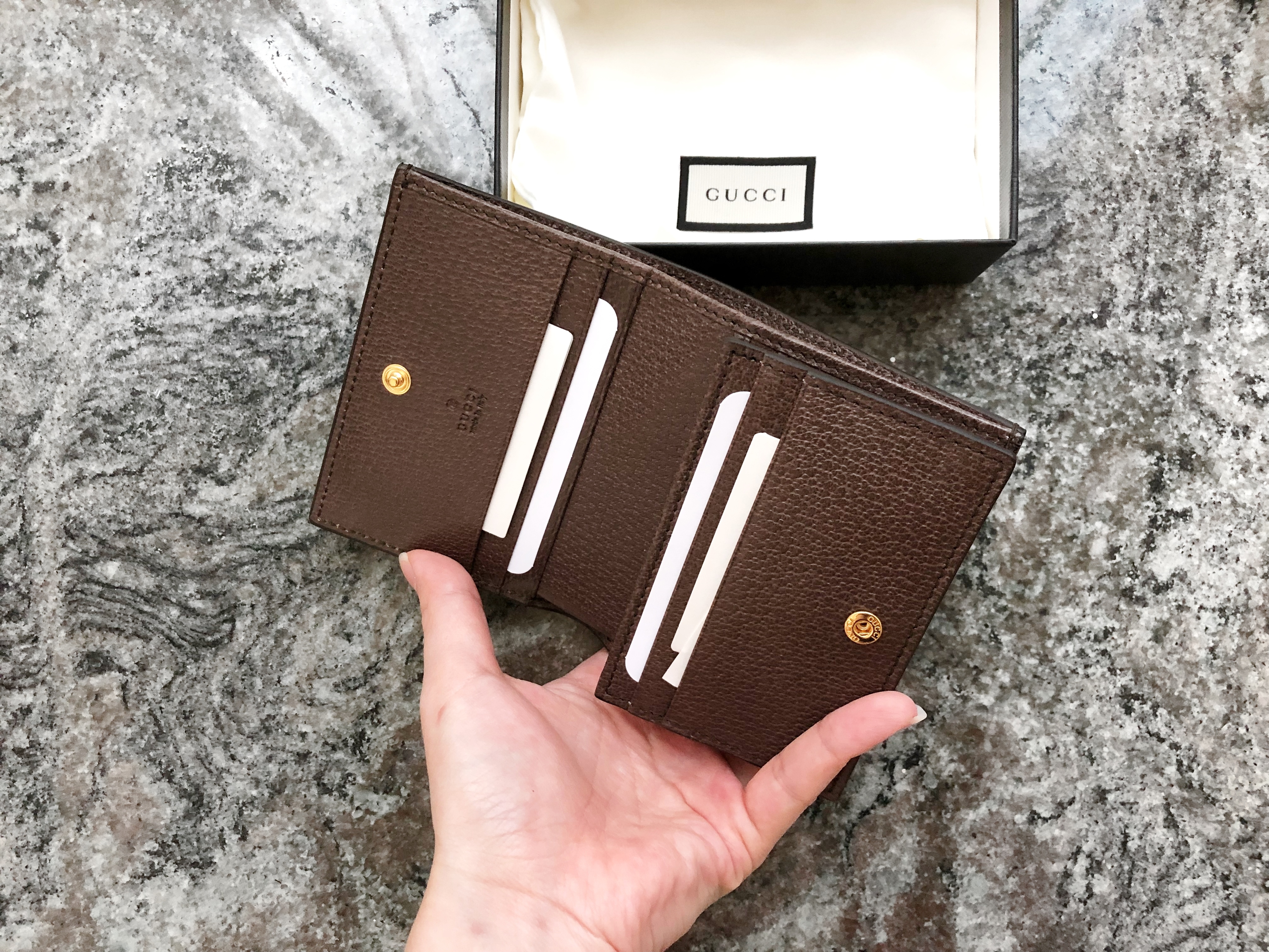 GUCCI Ophidia GG Card Case Wallet