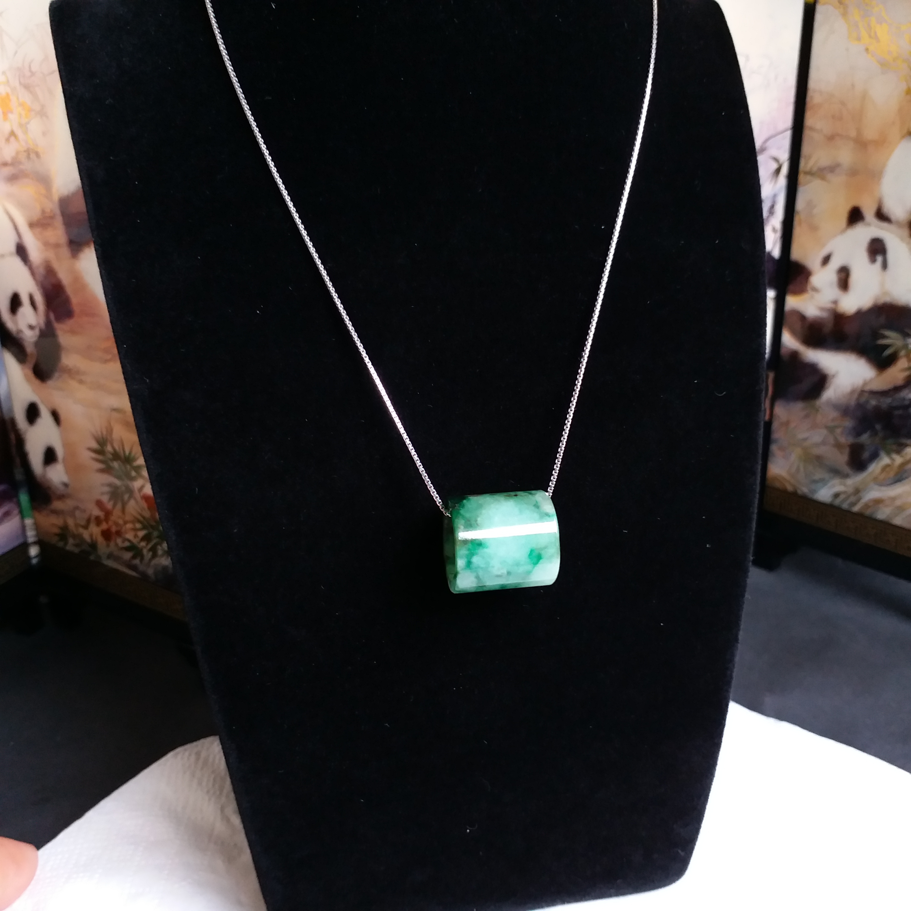 J1393 冰糯滿色飄綠花路路通