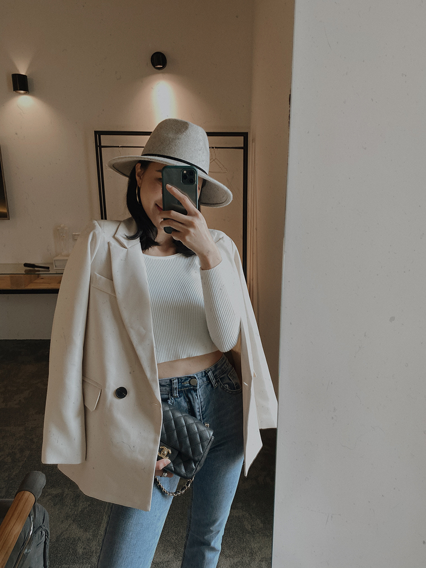 墊肩西裝外套*3色