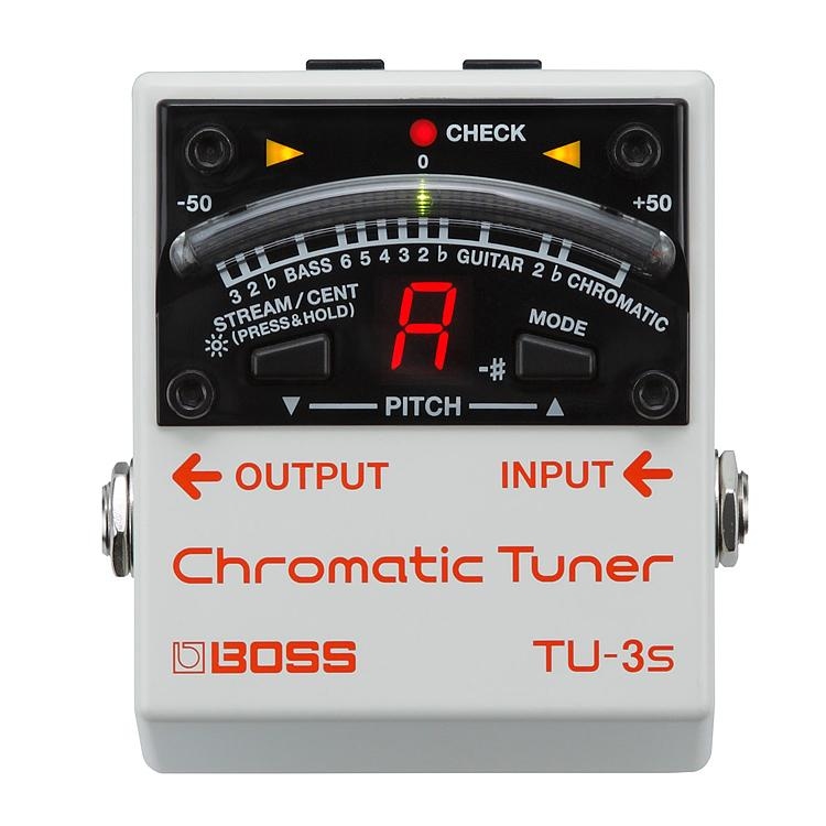 BOSS TU-3S Chromatic Tuner半音階調音器 支援七弦吉他/六弦貝斯(TU-3S)