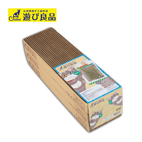 CatFeet 遊玩良品-貓抓板補充片3片裝