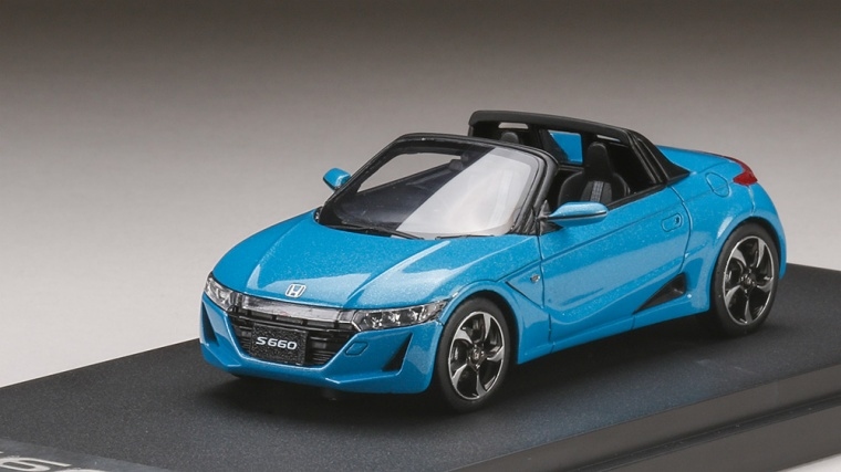 1/43 MARK43 Honda S660a Premium Beach Blue Pearl (PM4331BL )