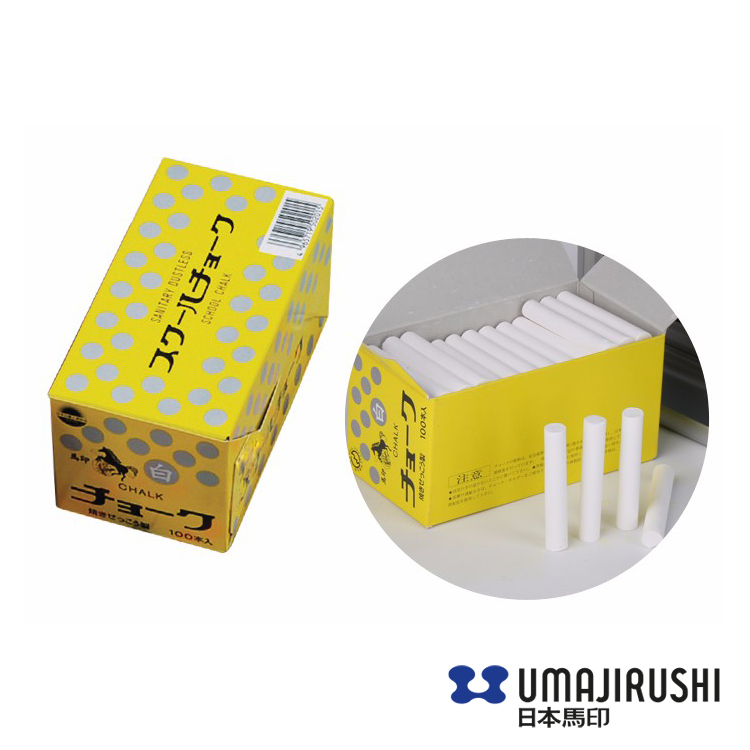 日本馬印 C201 / C202 學校粉筆經濟裝 (100支裝)