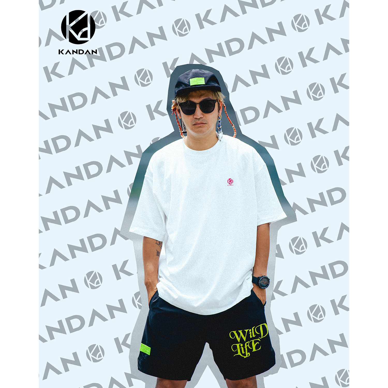 KID ® KANDAN系列 水洗短T 淨白
