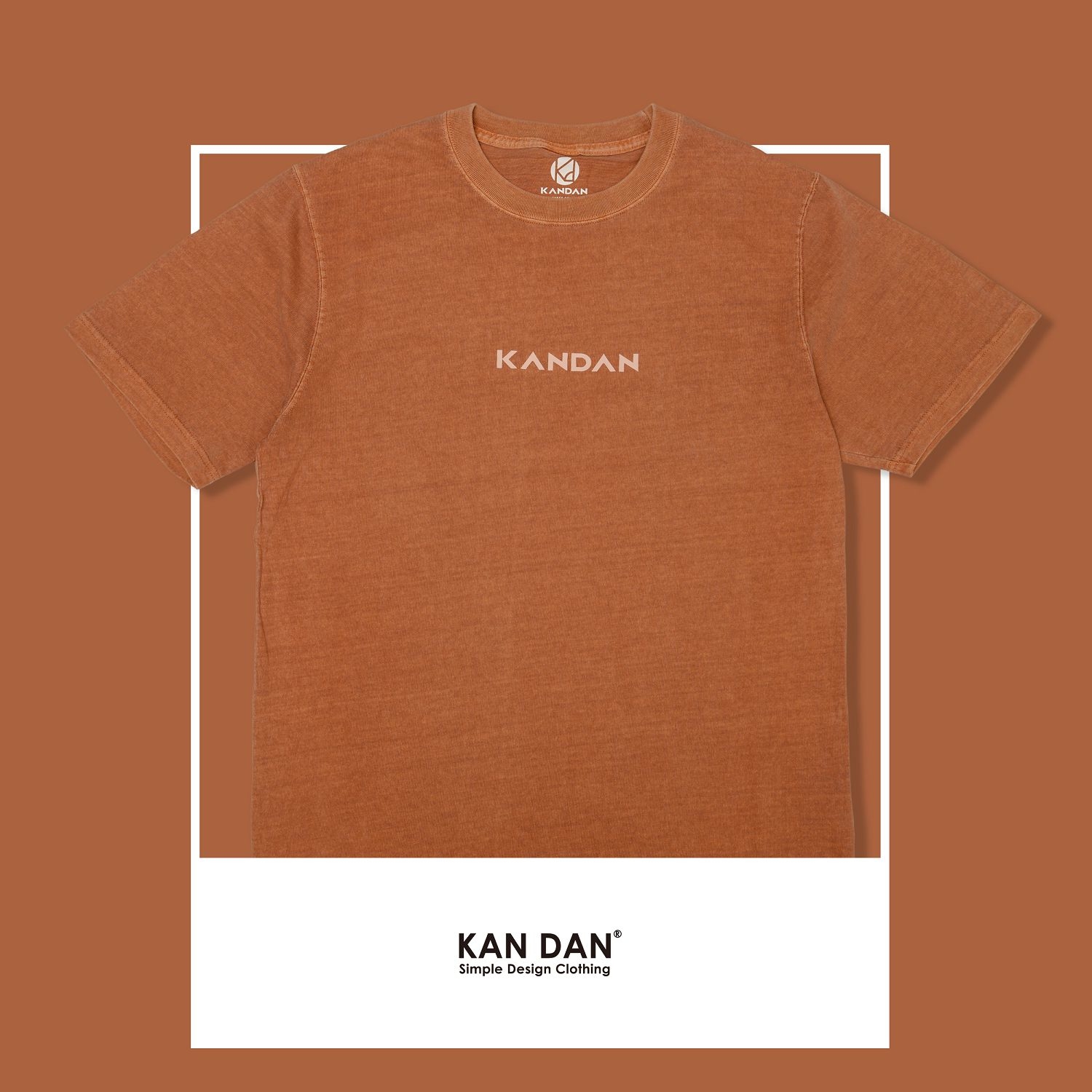 KID ® KANDAN系列 水洗短T 奶茶