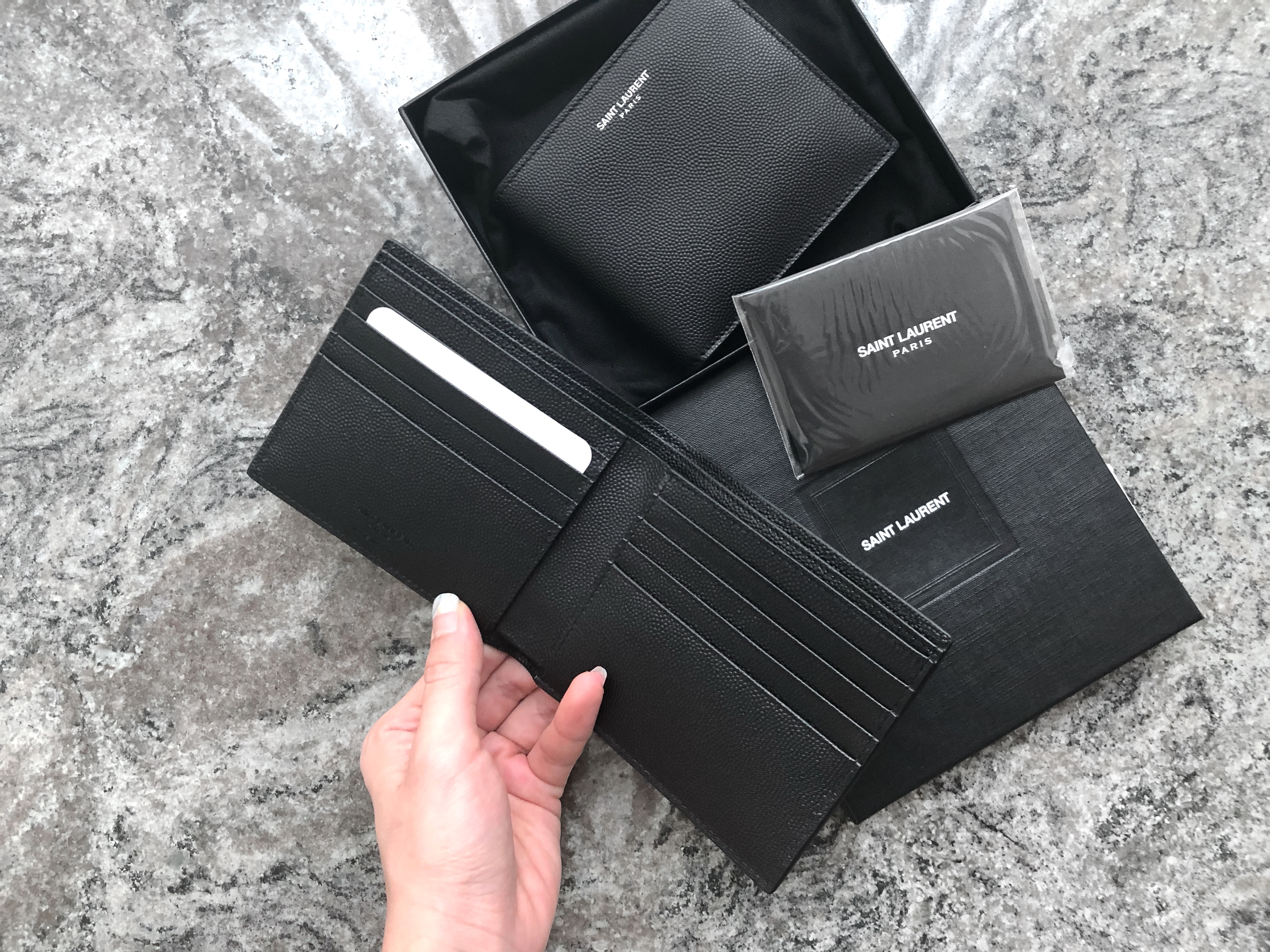 YSL East/West wallet