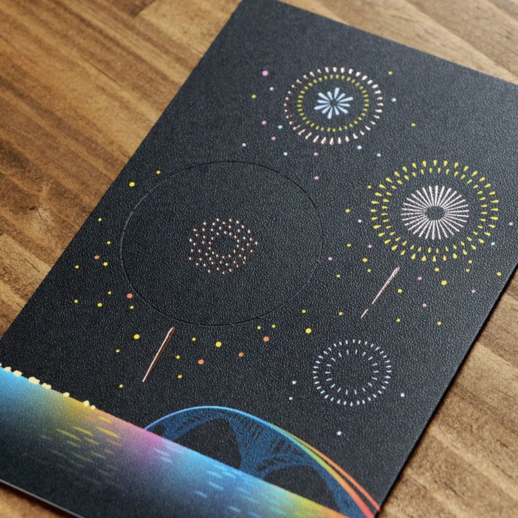 台灣風味明信片・澎湖縣花火節