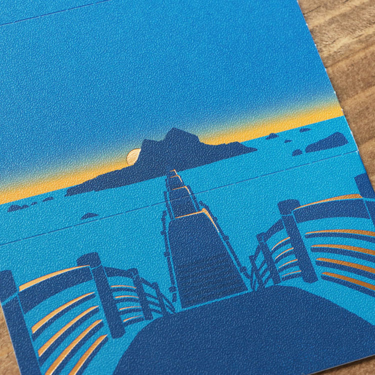 台灣風味明信片・台東縣三仙台日出