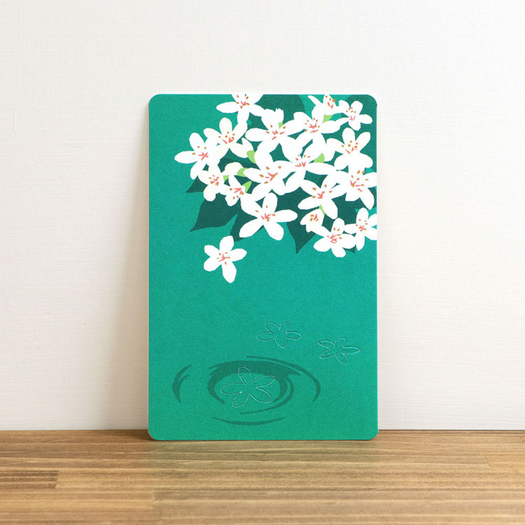 台灣風味明信片・苗栗縣桐花季