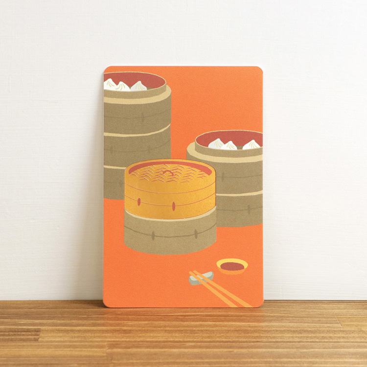 台灣風味明信片・台北市小籠包