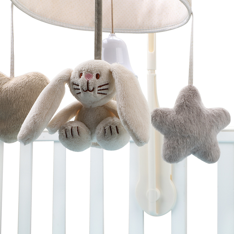 Furry Rabbit Crib Mobile