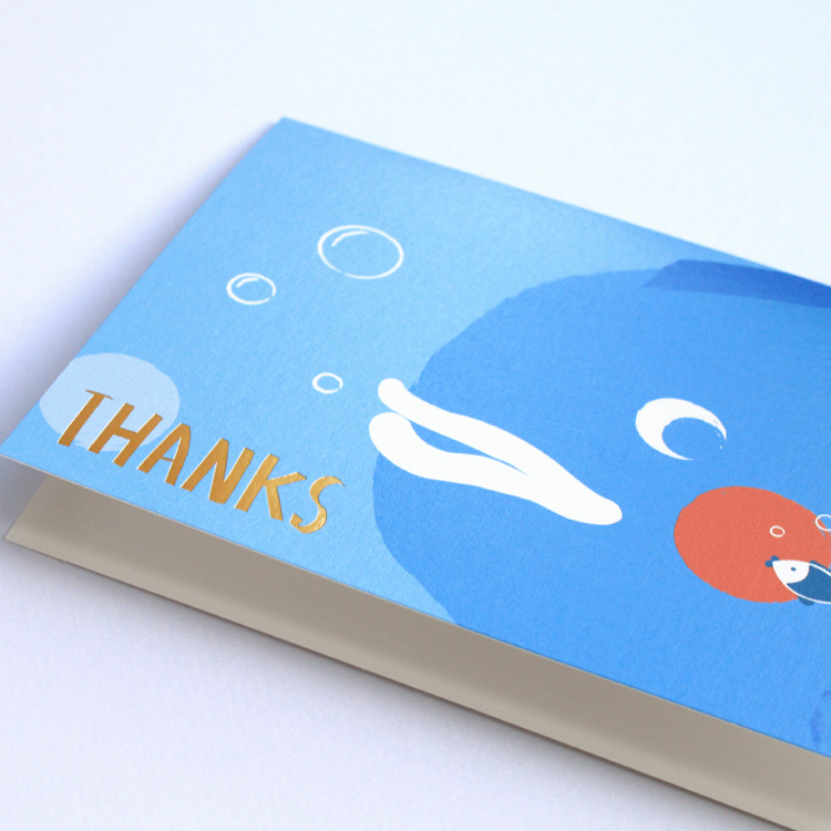 《 最靡郵務站 》萬用卡 " Thanks "