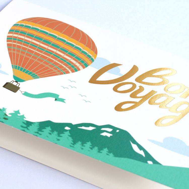 《 最靡郵務站 》萬用卡 " Bon Voyage "