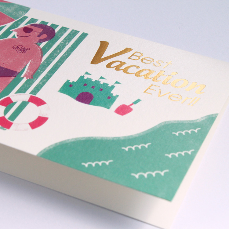 《 最靡郵務站 》萬用卡 " Best Vacation Ever "