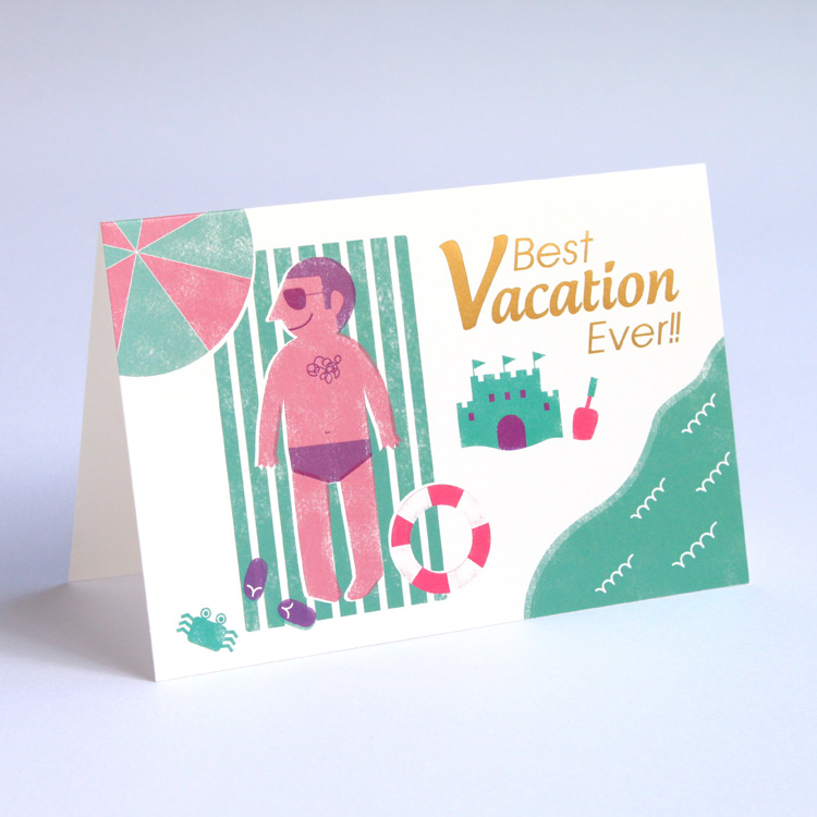 《 最靡郵務站 》萬用卡 " Best Vacation Ever "