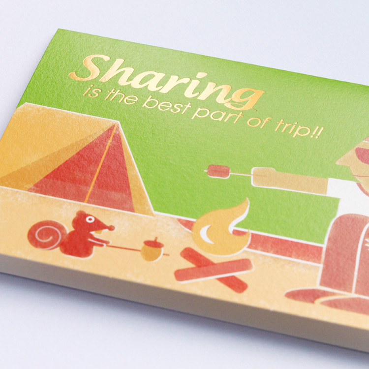 《 最靡郵務站 》萬用卡 " Sharing is the best of trip "