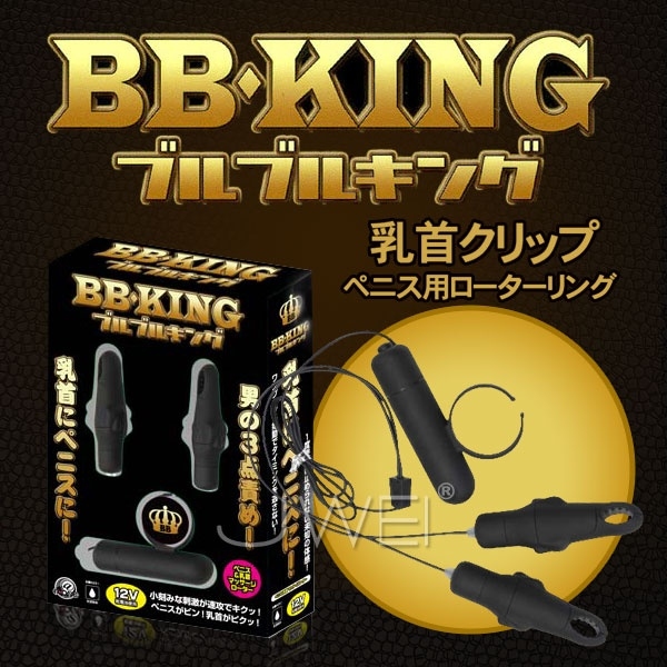 〔日本原裝進口〕 A-ONE．BB King 男士專用乳頭及陰莖震動器 (黑色)