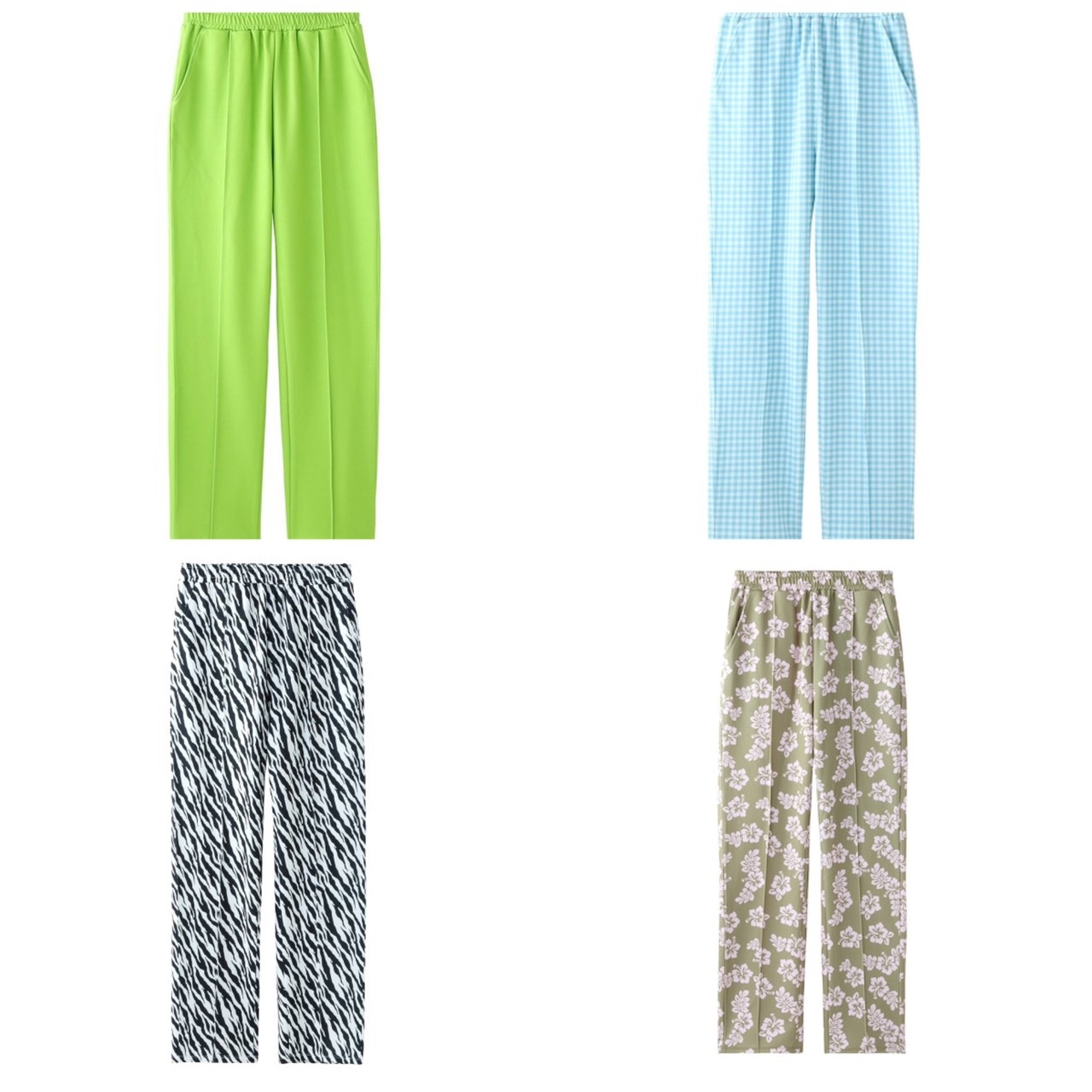 X-GIRL 修身剪裁錐形長褲