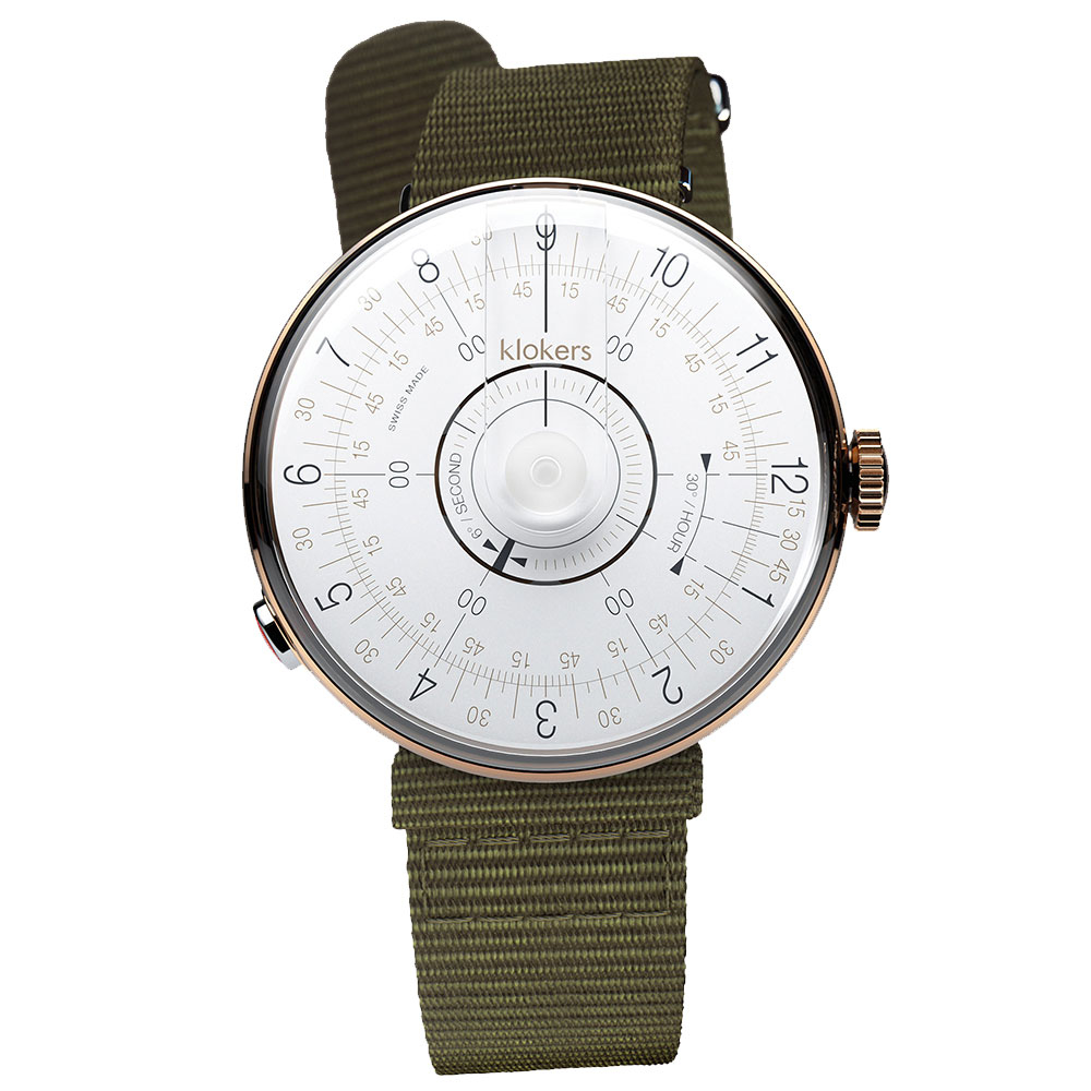 KLOK-08-D1 白軸+尼龍錶帶