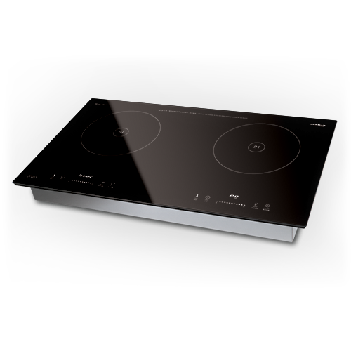 德國寶 German Pool   GIC-152DB‧座檯‧嵌入式‧雙頭電磁爐‧5200W‧香港行貨,原廠1年保養‧