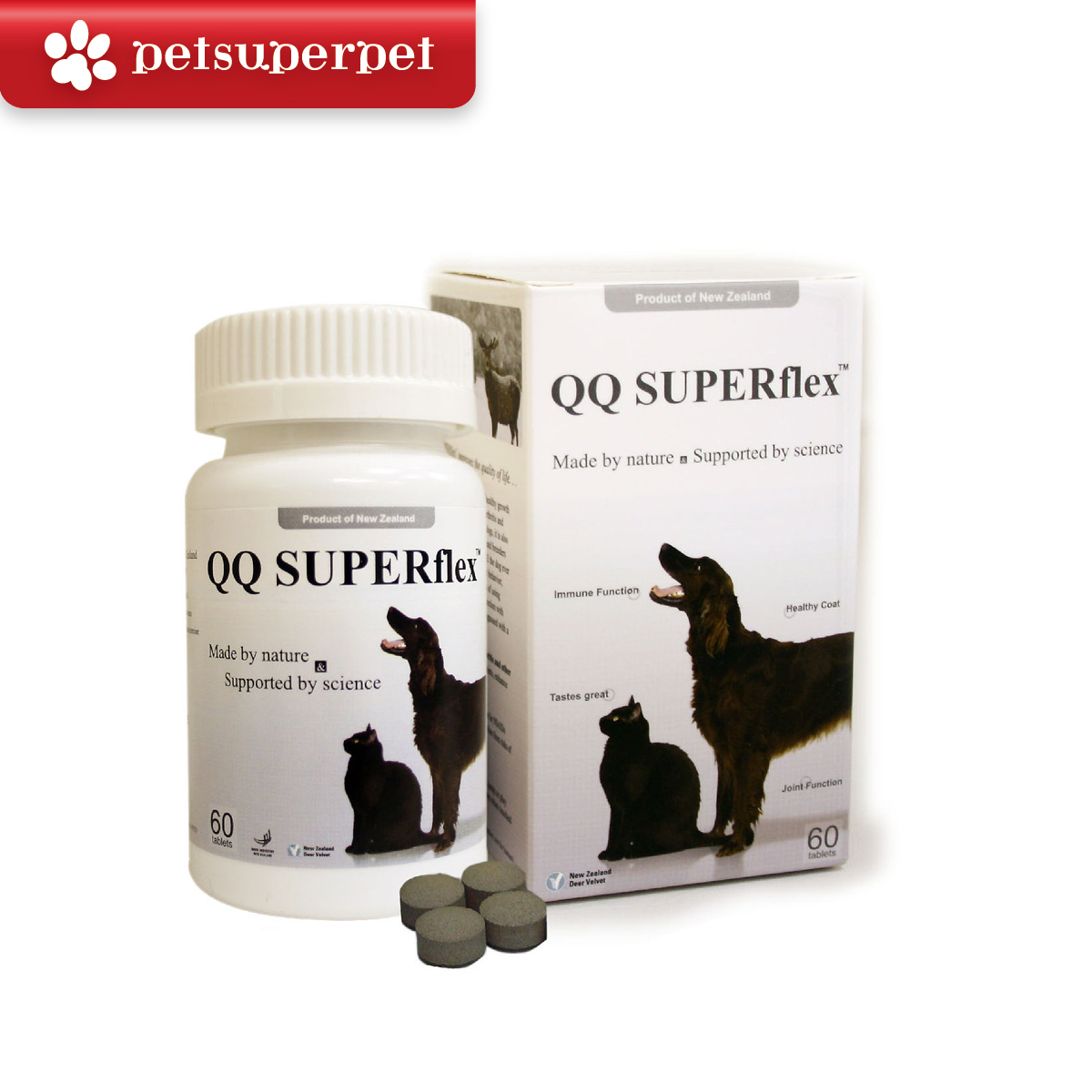 QQ SUPERflex 天然有機 鹿茸QQ [60粒]