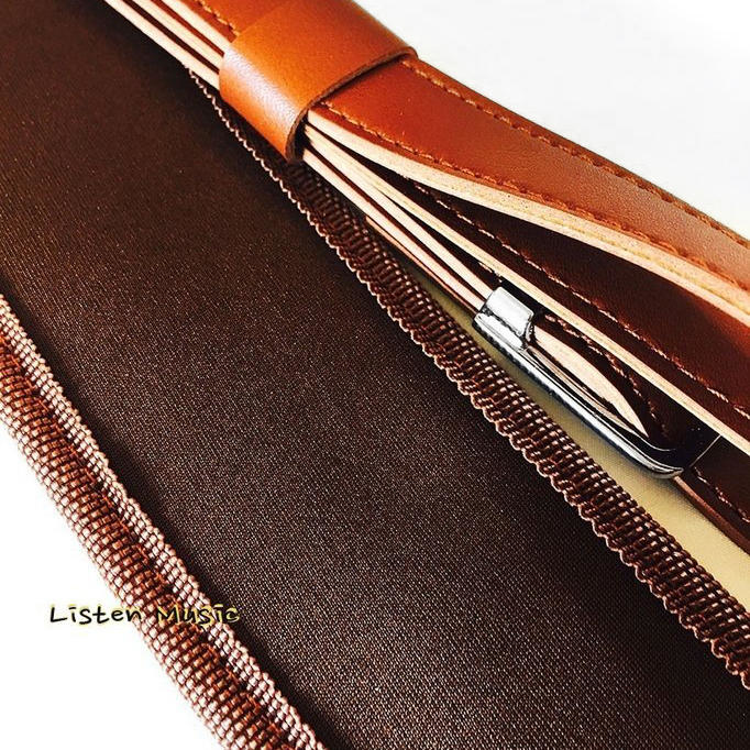 Ibanez IBANEZ 背帶 GSRN50 貝斯 電吉他 民謠吉他 皮質 背帶 咖啡色 第 3 張圖片｜三峽吉他 / Bass