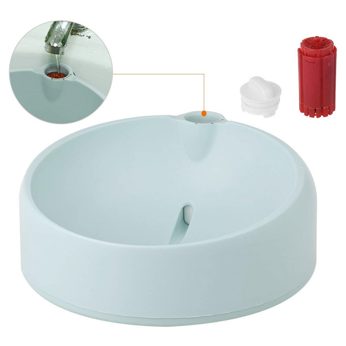 Petime 貓狗適用自動填充飲水碗濾芯（2個裝）