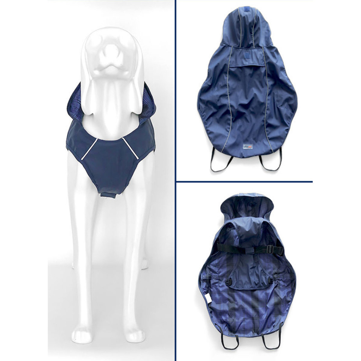 Mr. Shoes 胸背雨衣（海軍藍）[9尺寸]