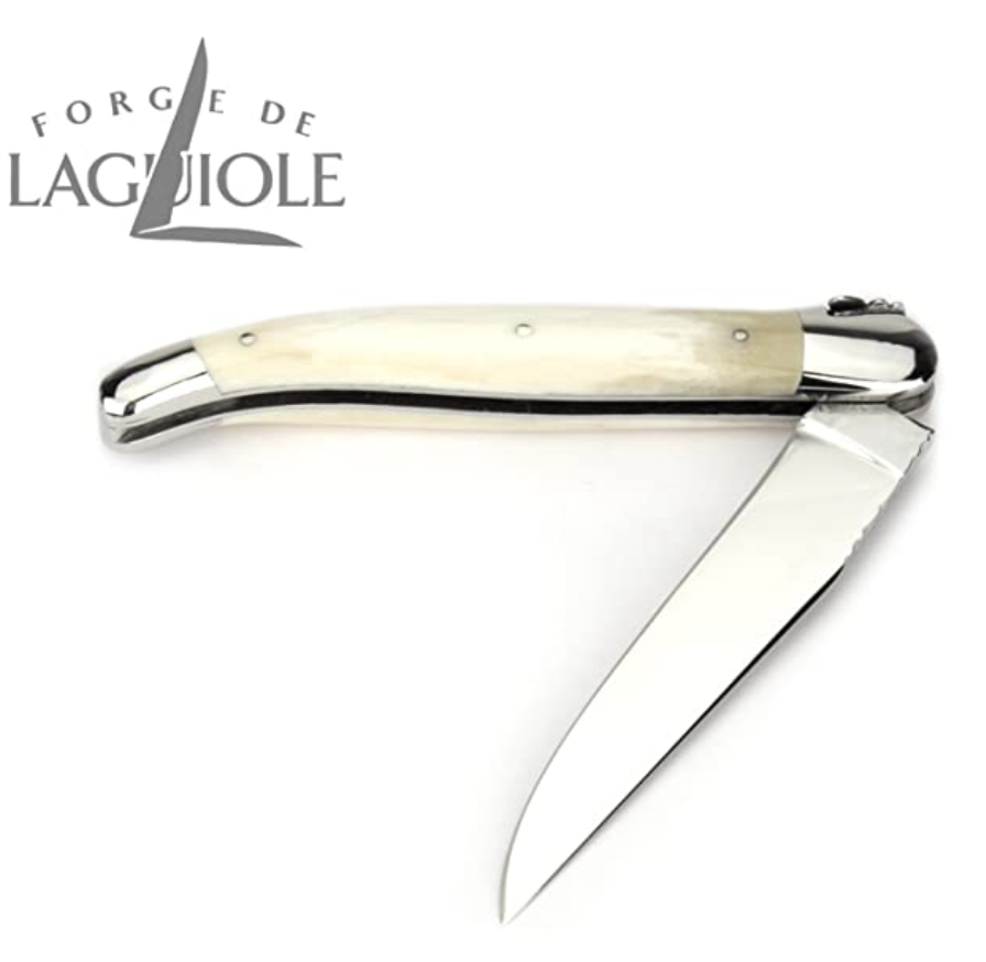 FORGE DE LAGUIOLE | 經典 - 亮面牛骨折刀12cm