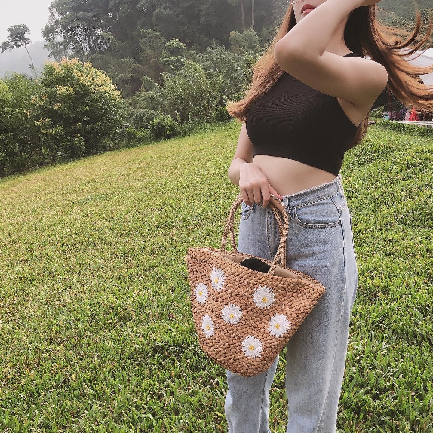 心花怒放編織包/二色