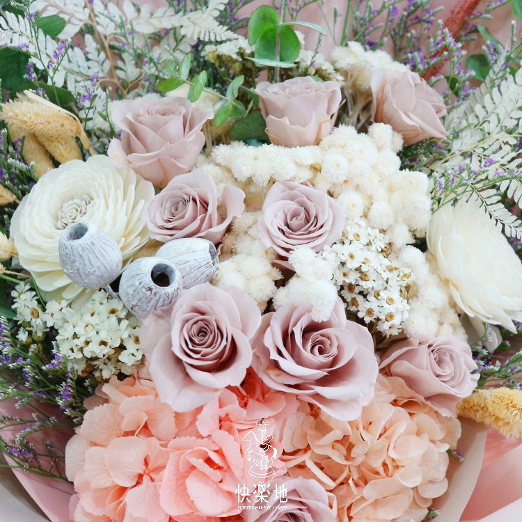 愛,永存在 I 花束 I 永生花 ‧ 不凋花  BF200450