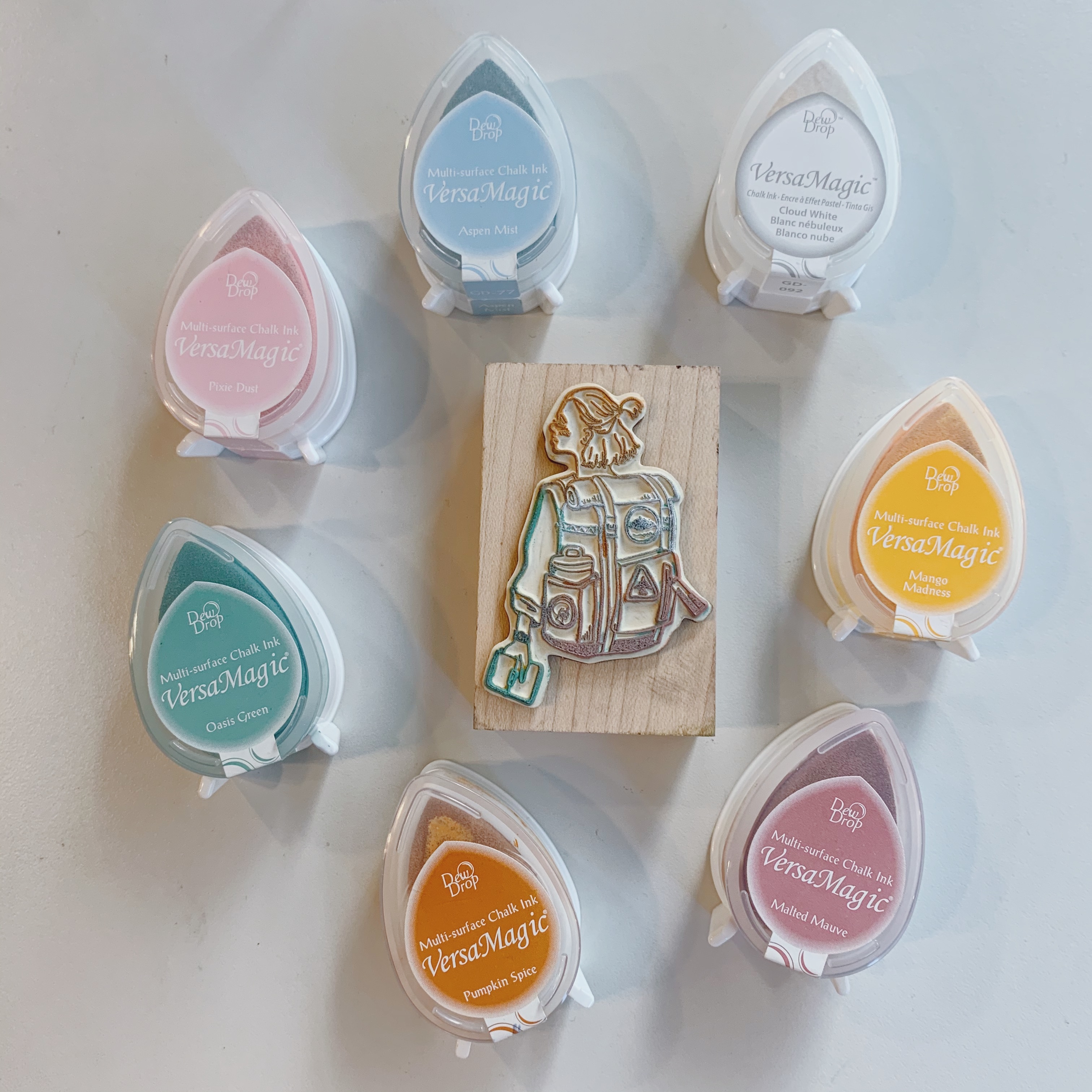 Tsukineko月貓 粉彩水滴印台(26色)