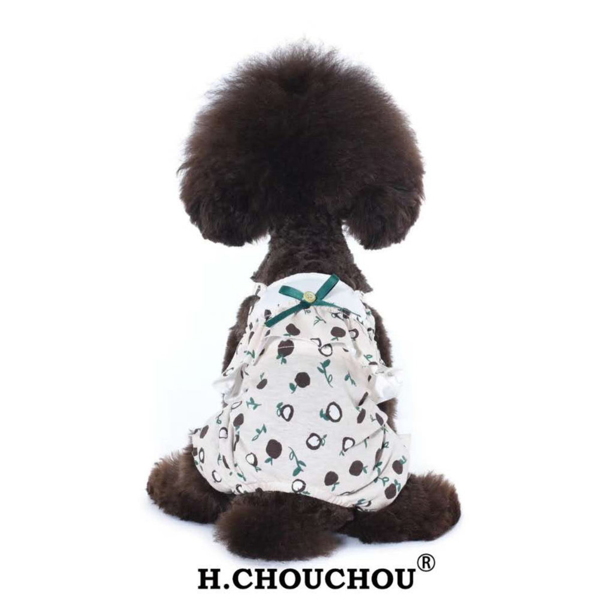 H.CHOUCHOU 小蘋果印花純棉吊帶褲 [3尺寸]