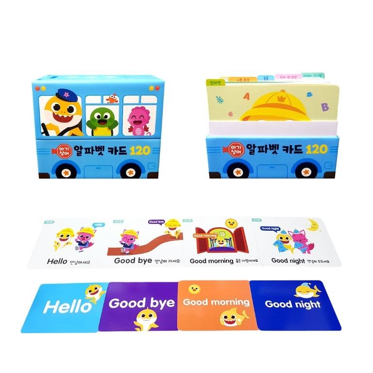 Pinkfong Baby Shark英文字母生字卡 - 英韓雙語