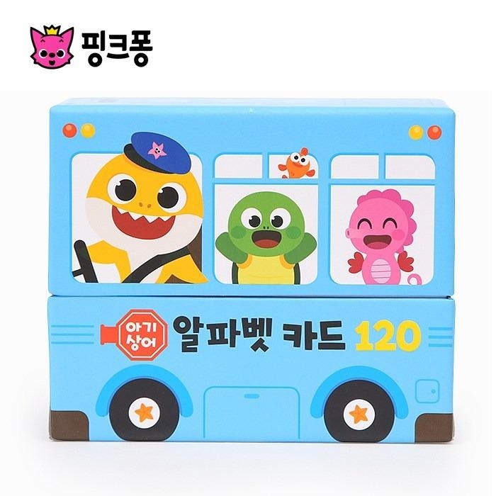 Pinkfong Baby Shark英文字母生字卡 - 英韓雙語